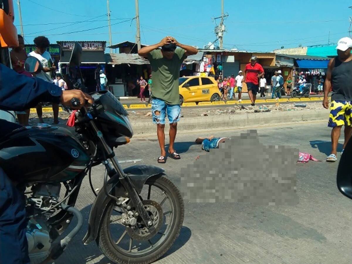 Joven en Cartagena fue arrollado por un vehículo de Transcaribe