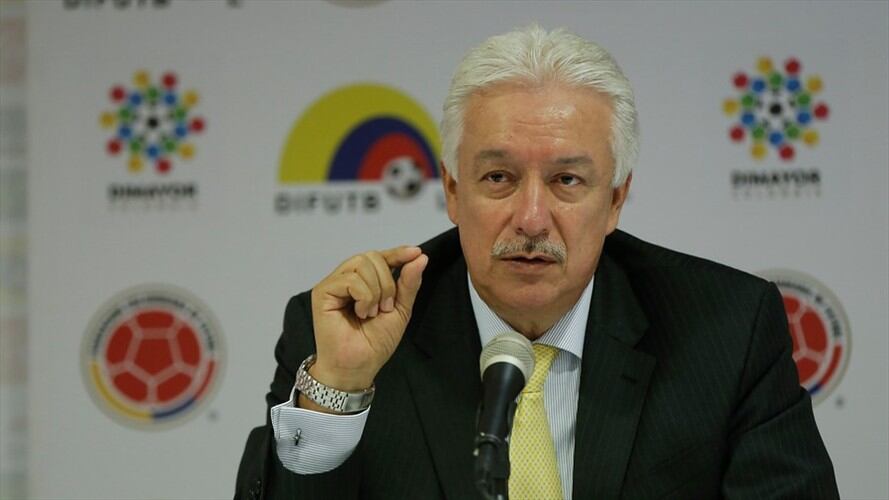 El presidente de la Dimayor, Jorge Perdomo (foto), se reunió con el fiscal general de la Nación, Néstor Humberto Martínez, para abordar el tema. Foto: Colprensa