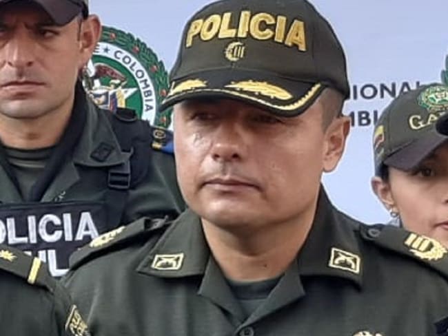 Coronel Raúl Vera, comandante de la Policía Metropolitana