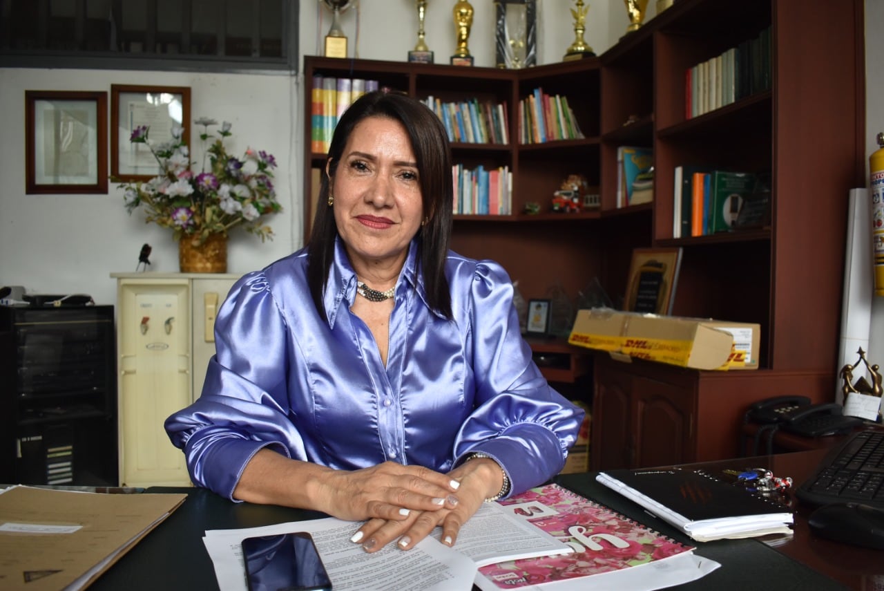 Sandra Barón, rectora del colegio San Simón