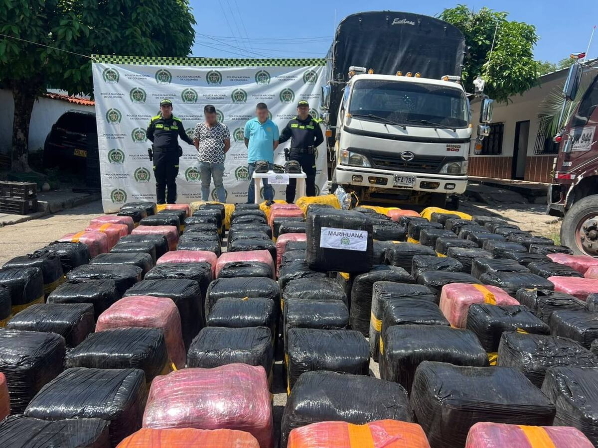2 toneladas de estupefacientes fueron incautadas en el occidente del Huila
