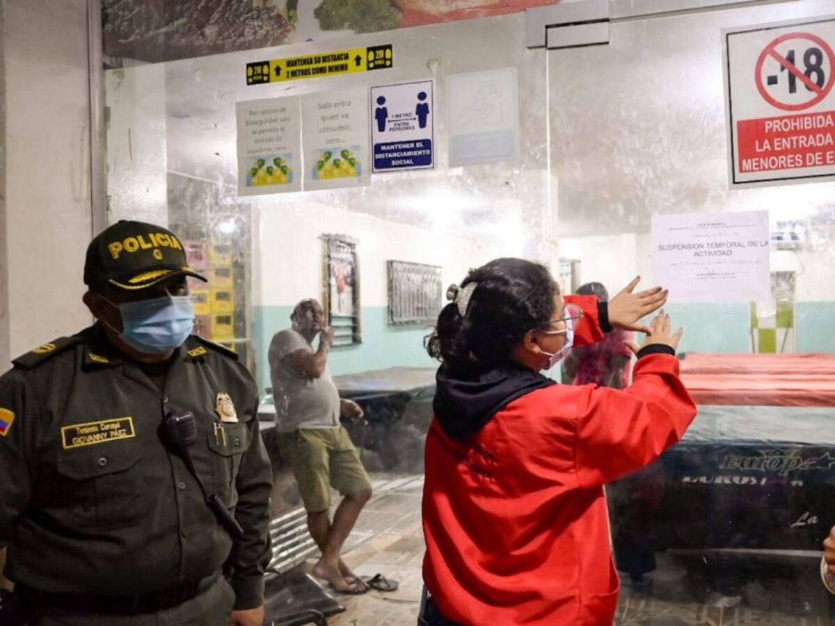 Caravana de seguridad dejó ocho establecimientos cerrados en La Boquilla