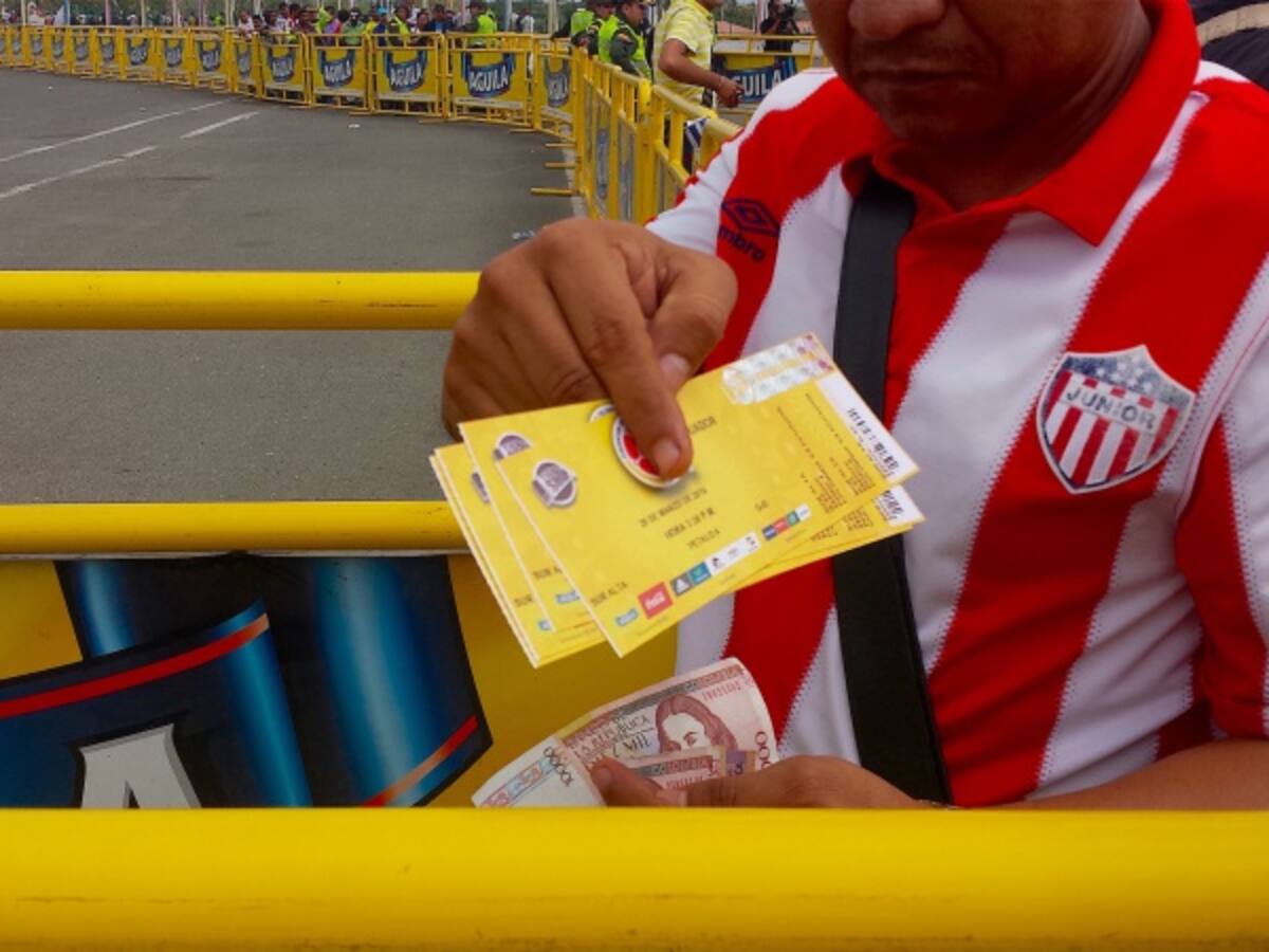 En total se vendieron 32816 boletas para el partido Colombia - Paraguay