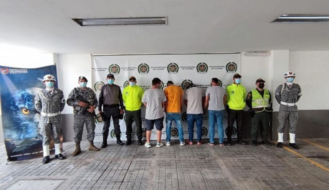 Integrantes banda delincuencial 'Los Gatos'