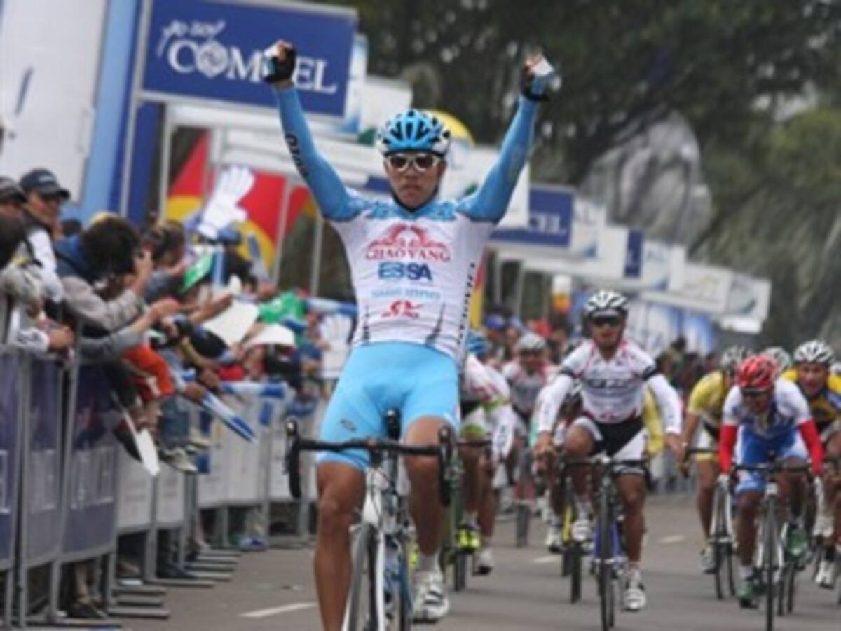 El colombiano Marvin Angarita terminó segundo en la quinta etapa de la Vuelta a Venezula