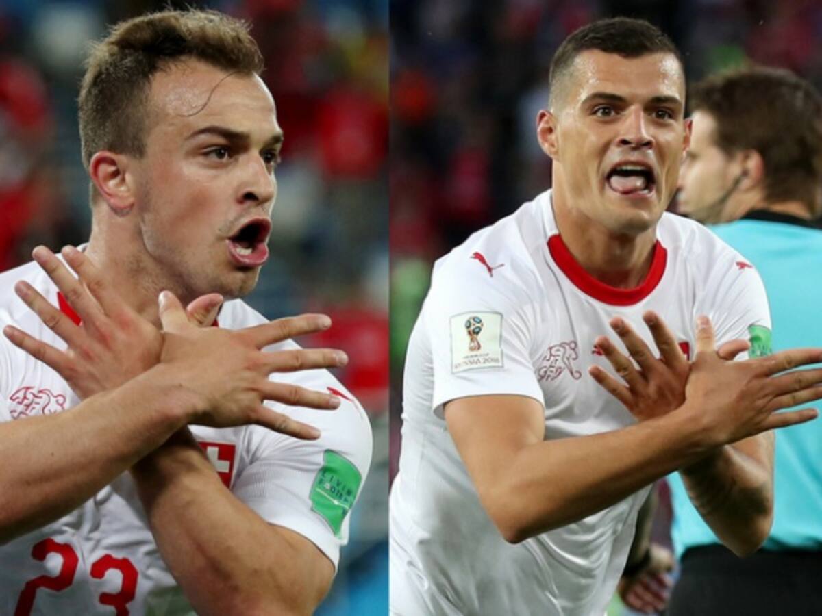 Abren proceso disciplinario a Xhaka y Shaqiri por sus celebraciones