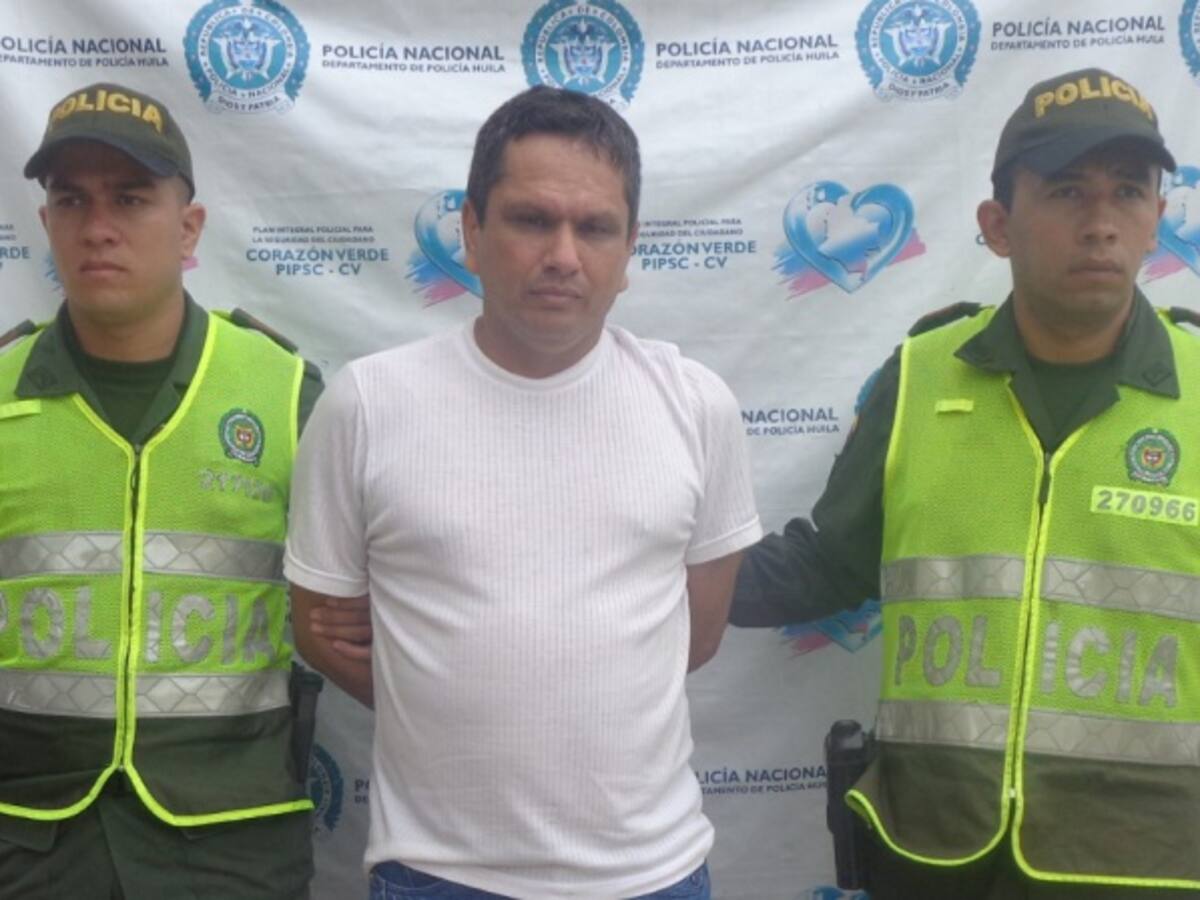 Capturan en el Huila a esposo que abusaba de su cónyuge amenazándola con arma de fuego