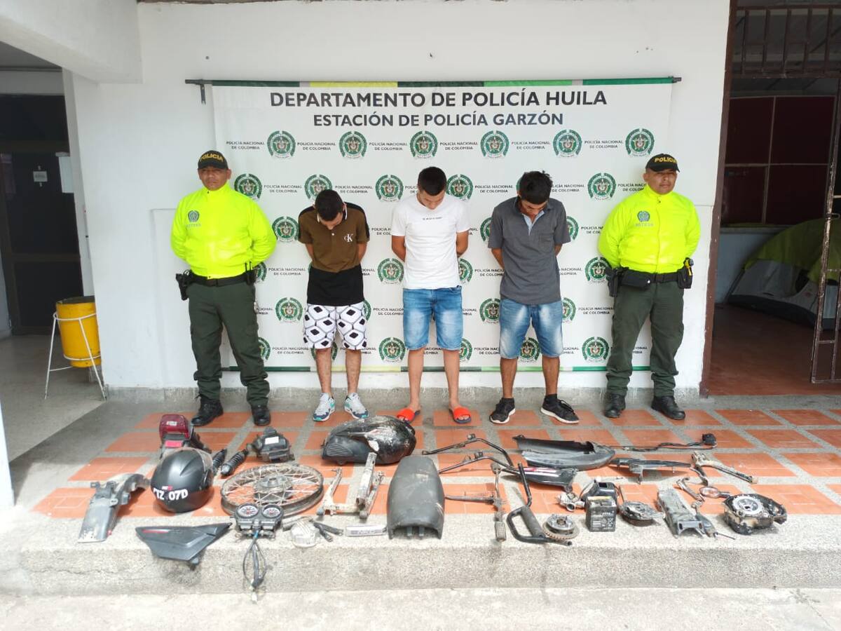 En el municipio de Garzón, Huila fueron capturados ‘Los Gomelos’