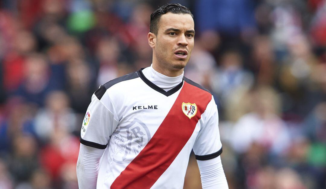 Raúl de Tomás en su paso por el Rayo Vallecano en 2019