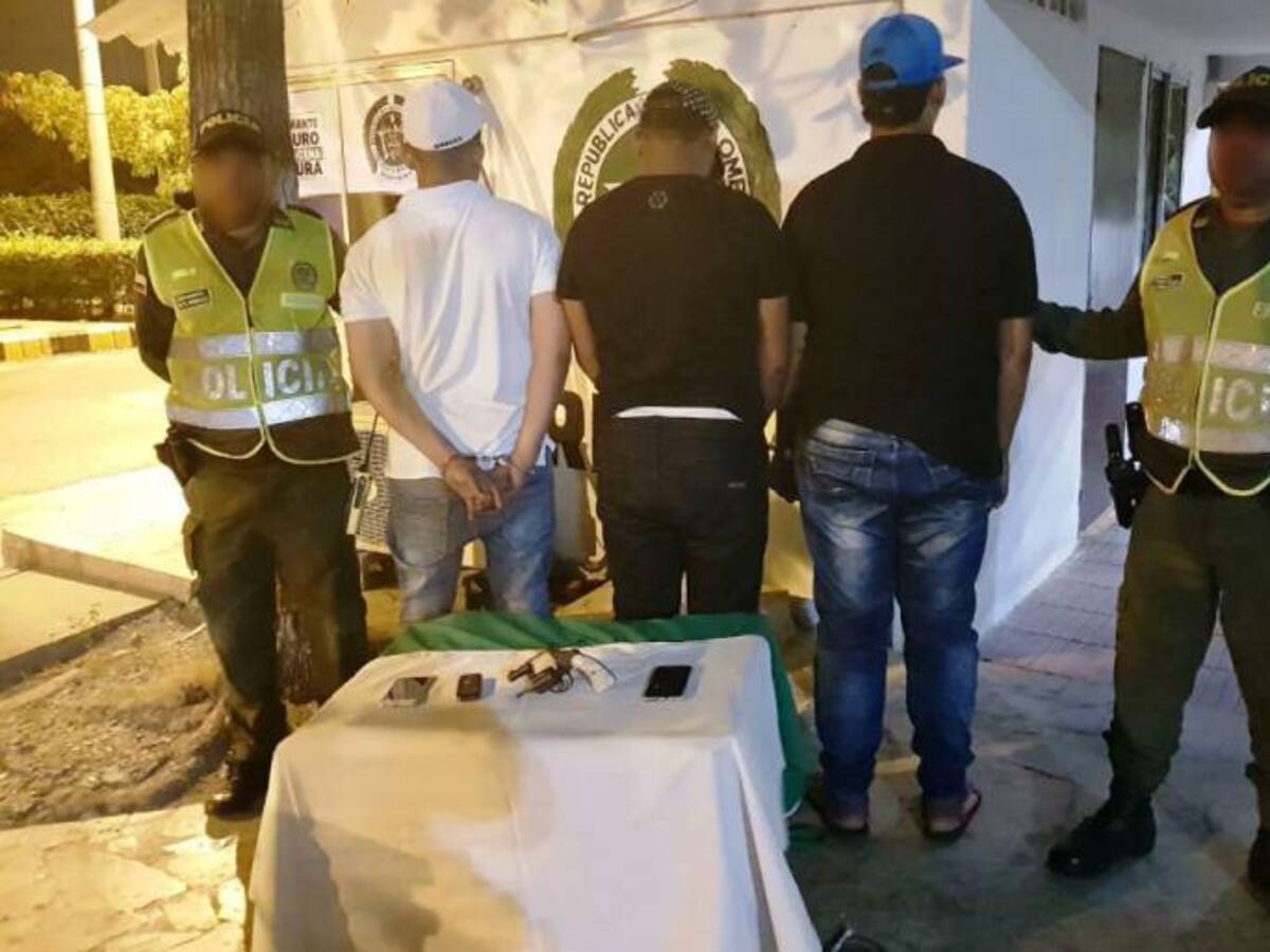 Cae banda que utilizaba un taxi para cometer hurtos en Cartagena