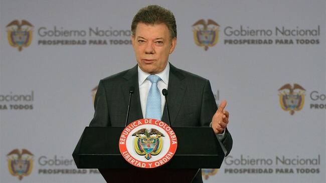 El presidente Juan Manuel Santos considera que muerte de alias "Gavilán" es un golpe muy fuerte para el Clan Golfo . Foto: Colprensa