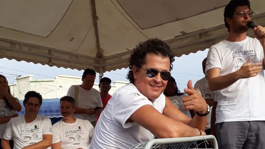 Carlos Vives promueve el rescate cultural de Pescaíto en Santa Marta. Foto: