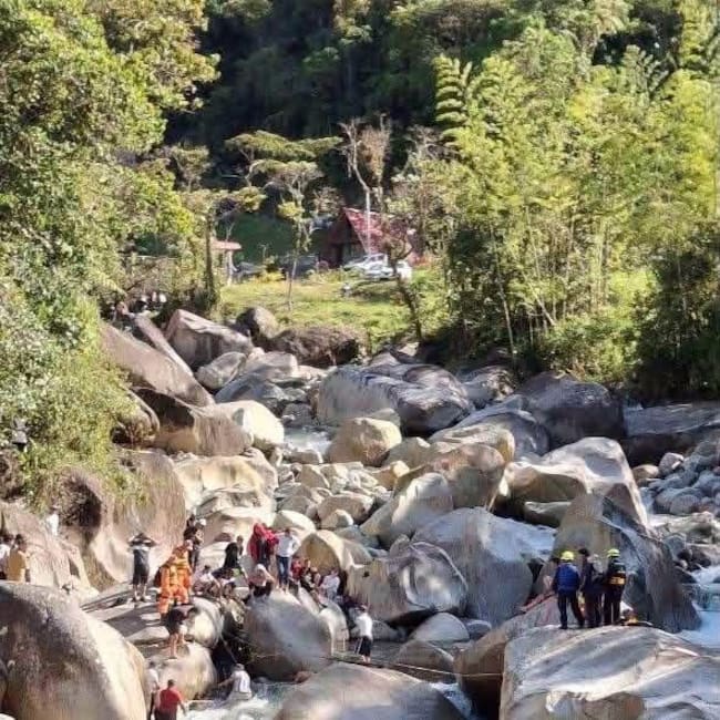 Río Cocorná, en el departamento de Antioquia. Foto: Tomada de Redes Sociales