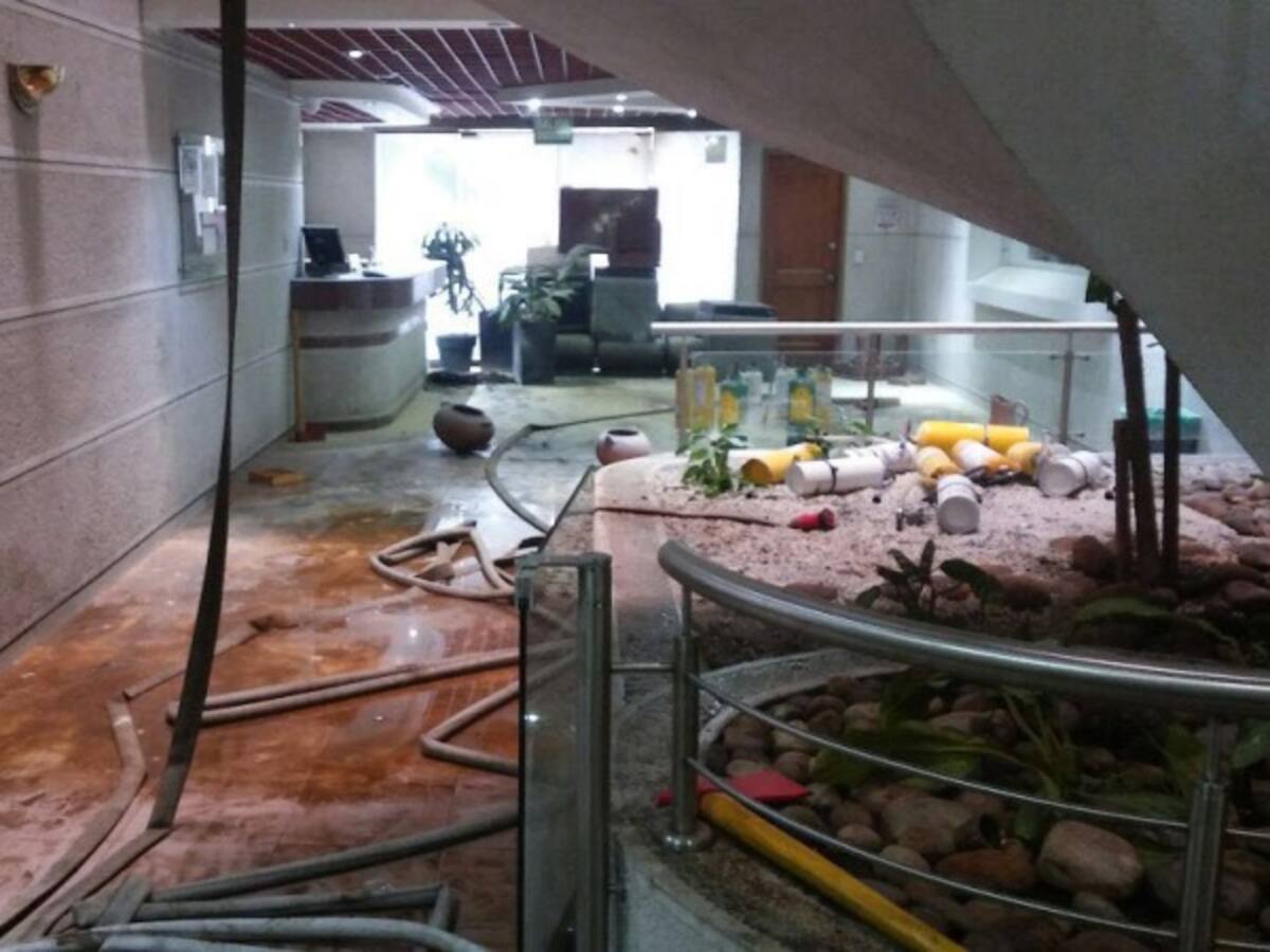 En video quedaron registrados los desmanes de la Pedagógica