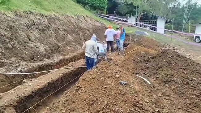 Alerta en Landázuri porque solo quedan cuatro bóvedas disponibles en el cementerio. Foto: Suministrada.