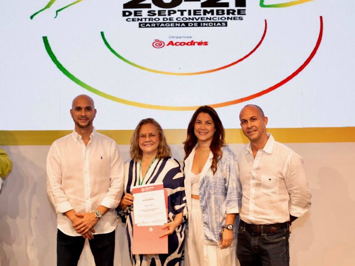 Asociación Colombiana de Restaurantes reconoció labor del Grupo GELA en Cartagena
