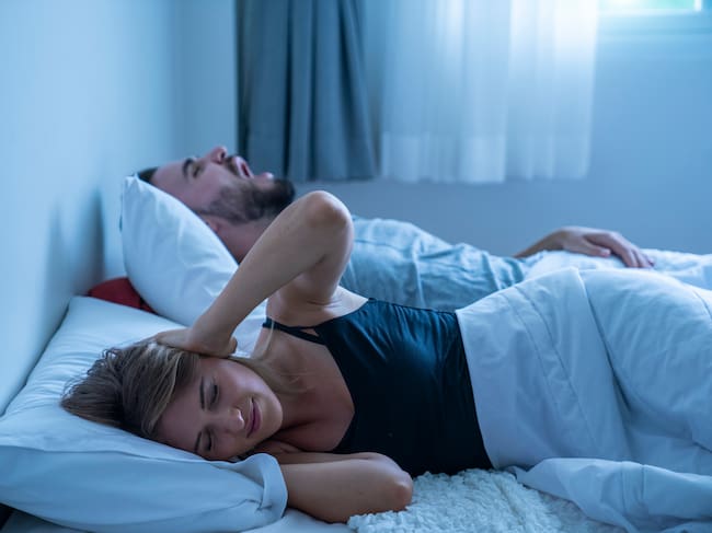 Apnea del sueño, imagen de referencia. Foto: Getty Images