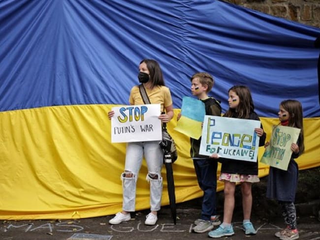 El drama de los niños en Ucrania tras un mes de la invasión rusa
