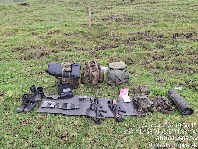 Una guerrillera abatida, una menor recuperada y un capturado en operación militar en Palmira, Valle