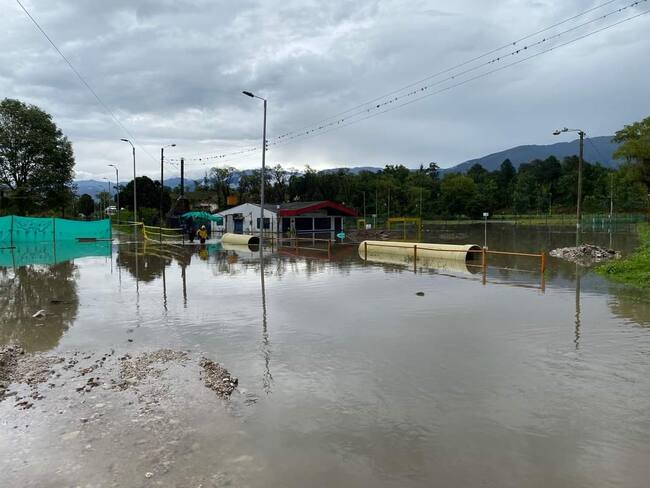 Fuerte aguacero en Málaga