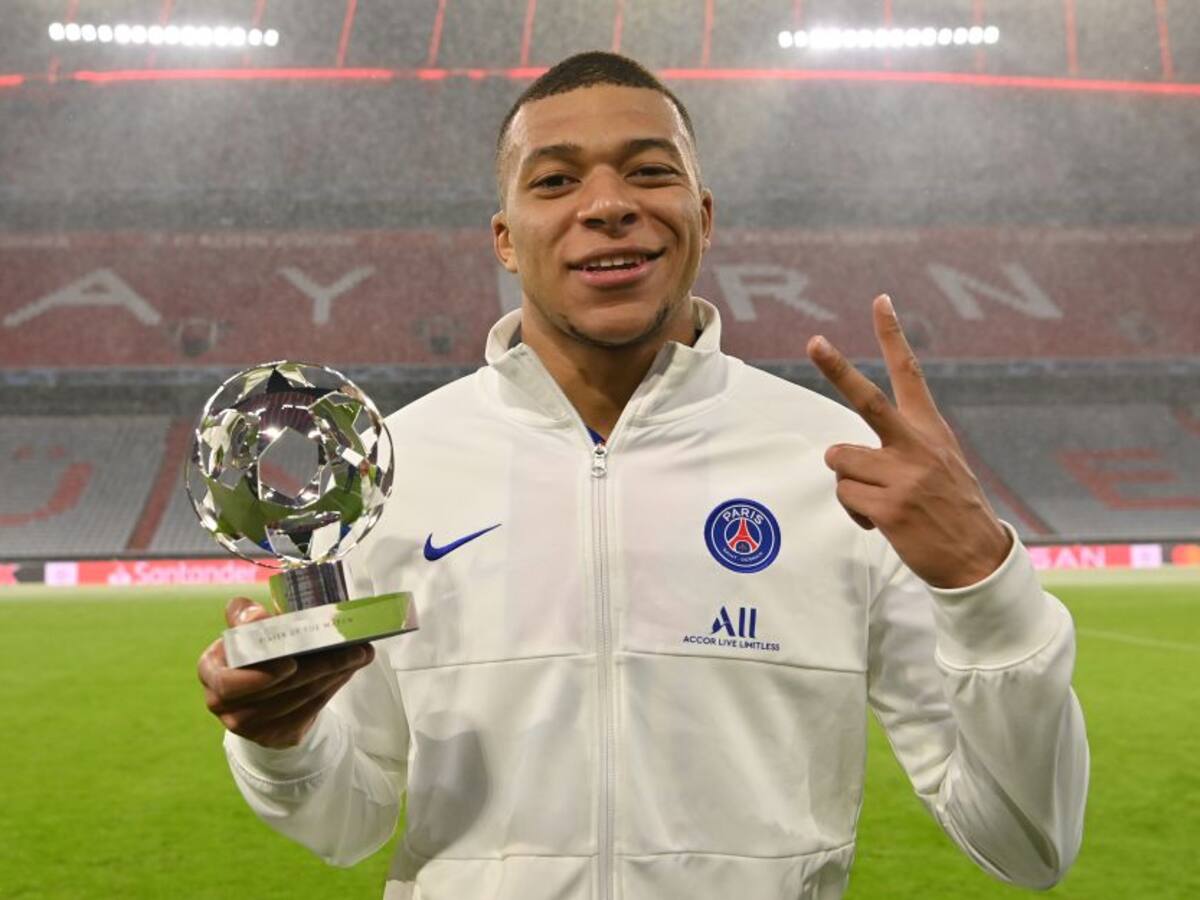 Mbappé se acerca a Haaland en tabla de goleadores de la Champions