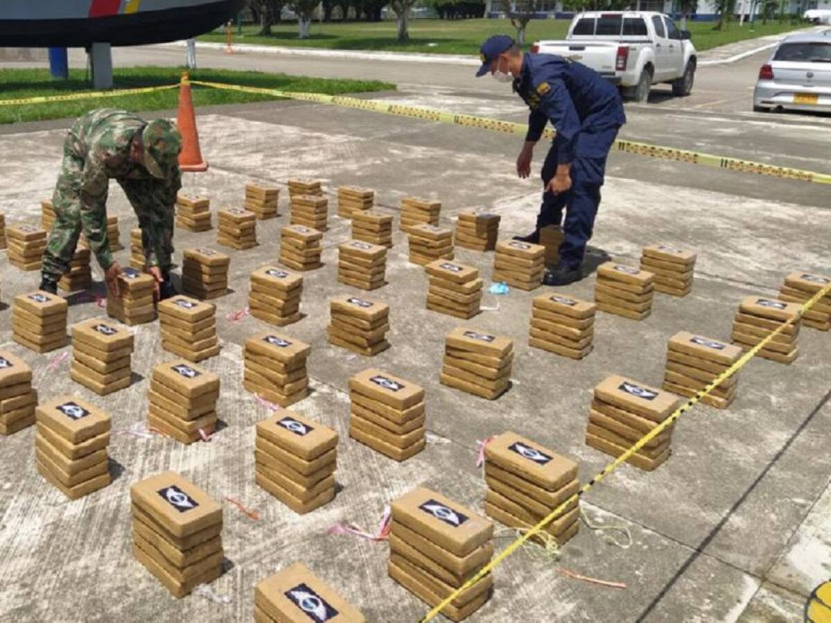 Más de 300 kg de cocaína fueron hallados en una embarcación en Necoclí