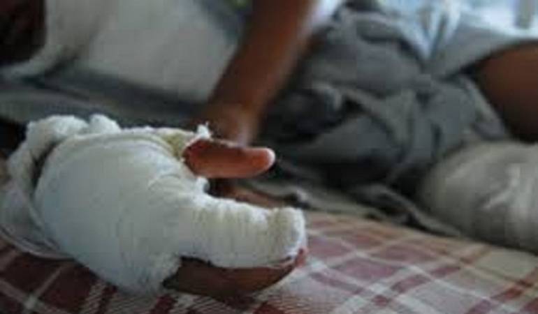 Los menores de edad se recuperan en centros asistenciales.