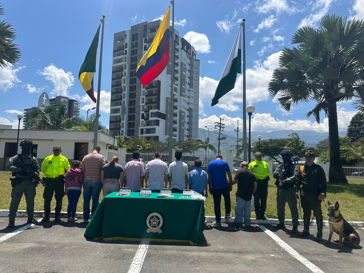 Golpe a la delincuencia del Quindío, dos bandas desarticuladas por tráfico y hurto