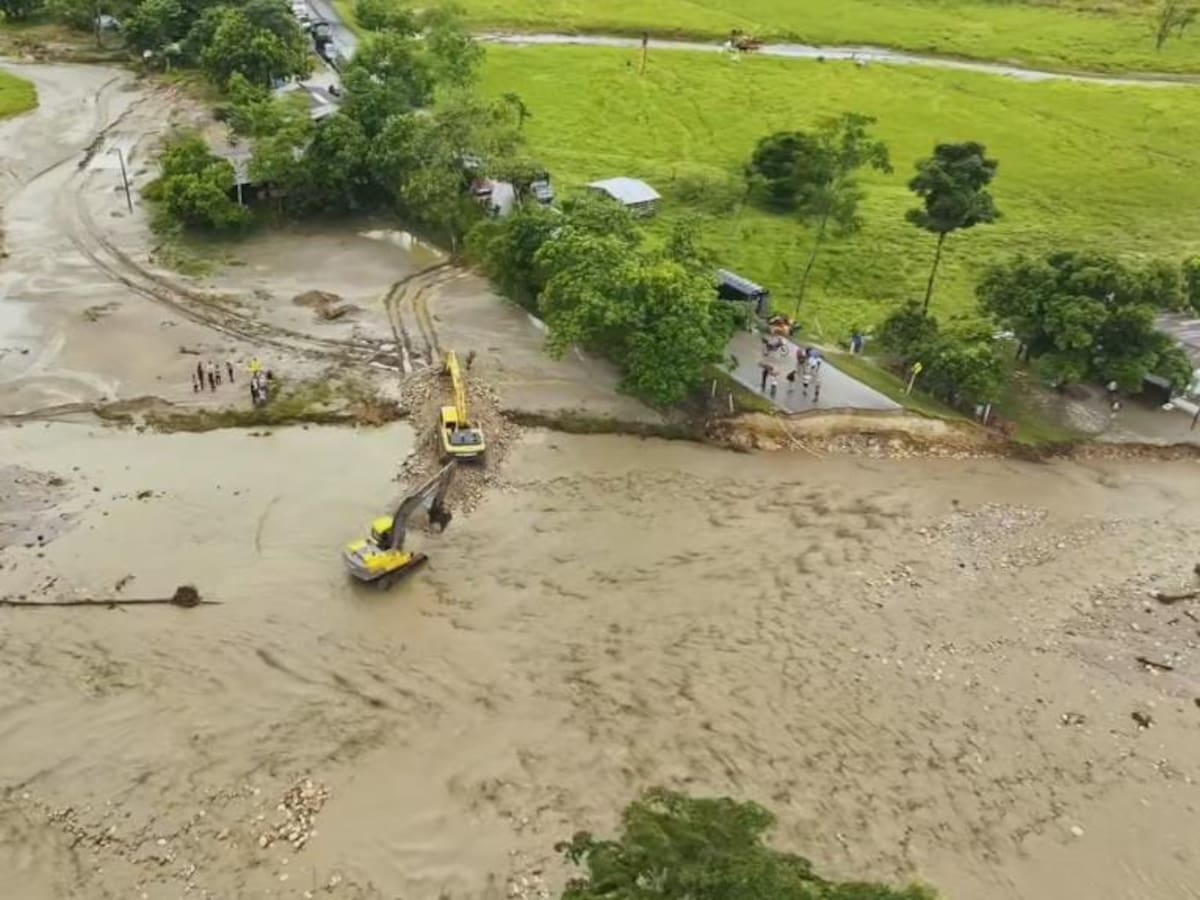 Más de 1.500 familias afectadas por las lluvias en Boyacá: Cubará recibe ayudas por aire