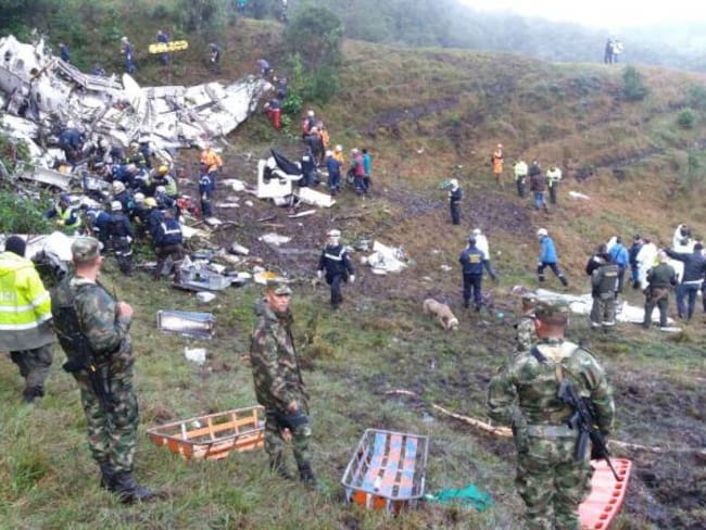 Avanza el proceso de repatriación de víctimas de accidente aéreo en Colombia