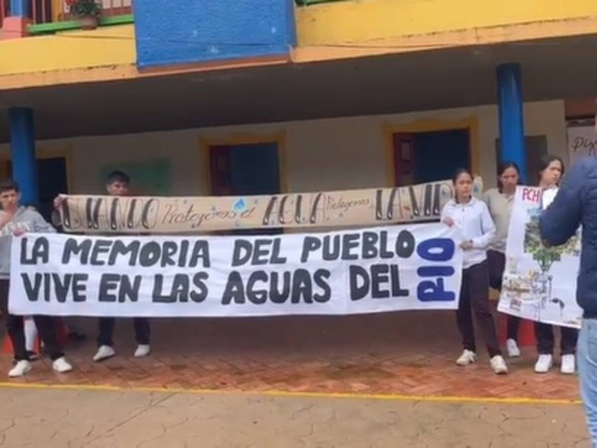 En Pijao ambientalistas realizaron plantón para impedir viabilidad a PCH