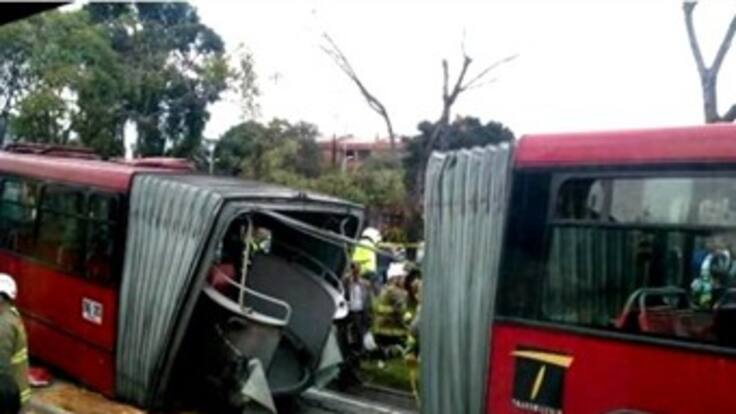 Volvo y Uniandes acompañarán investigación sobre articulado del Transmilenio que se partió