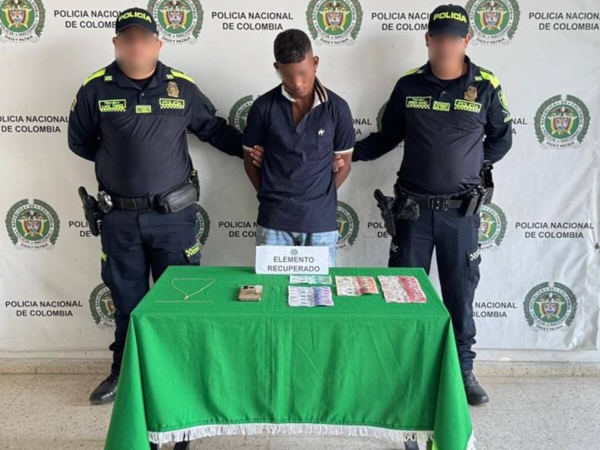 Caen dos tras millonario robo en Cartagena: recuperan oro, celular y efectivo hurtados