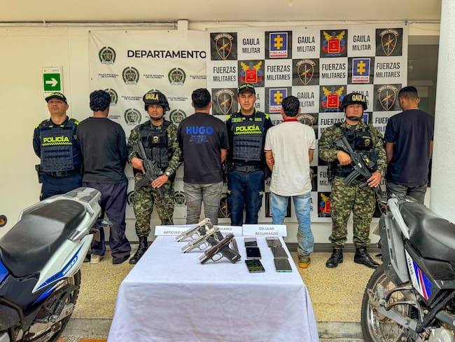 Ejército captura a cuatro presuntos integrantes del Clan del Golfo en Granada, Antioquia