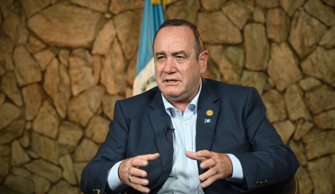El presidente de Guatemala, Alejandro Giammattei.                 Foto: Getty 