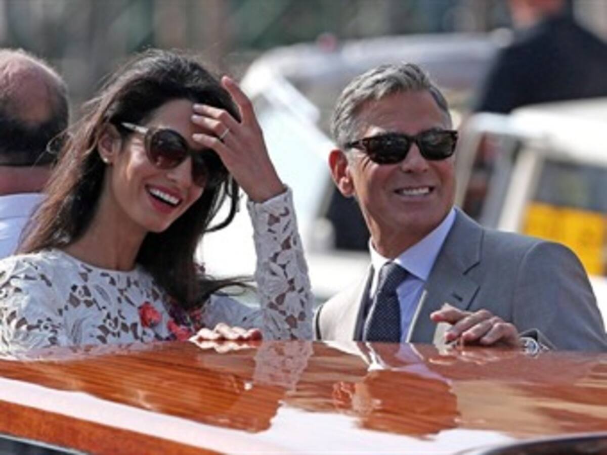 Amal Alamuddin adopta el apellido Clooney