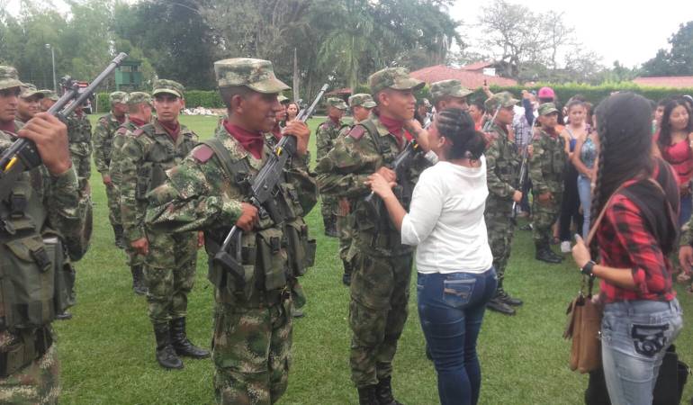 En Montenegro, Circasia, Filandia, La Tebaida y Quimbaya prestarán servicios estos soldados.