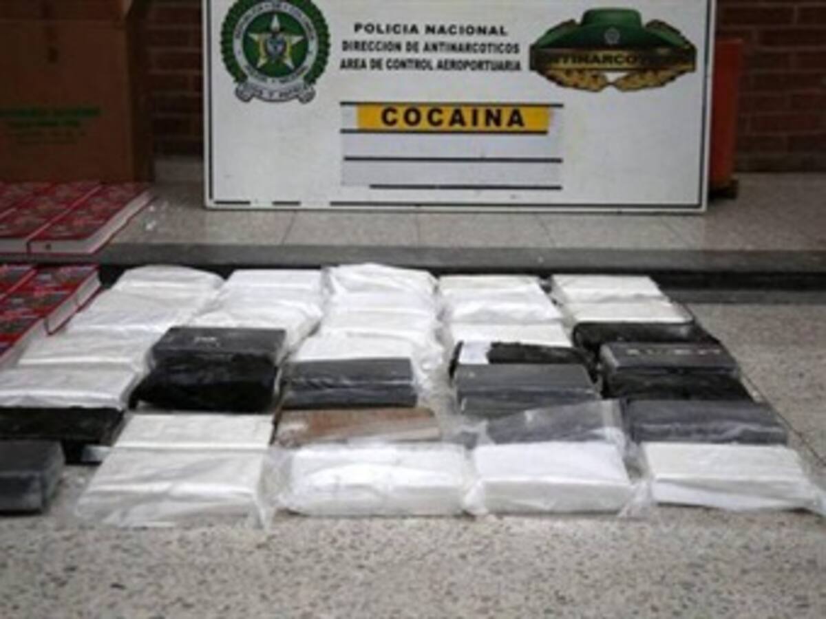 Primera gran incautación de cocaína en 2014