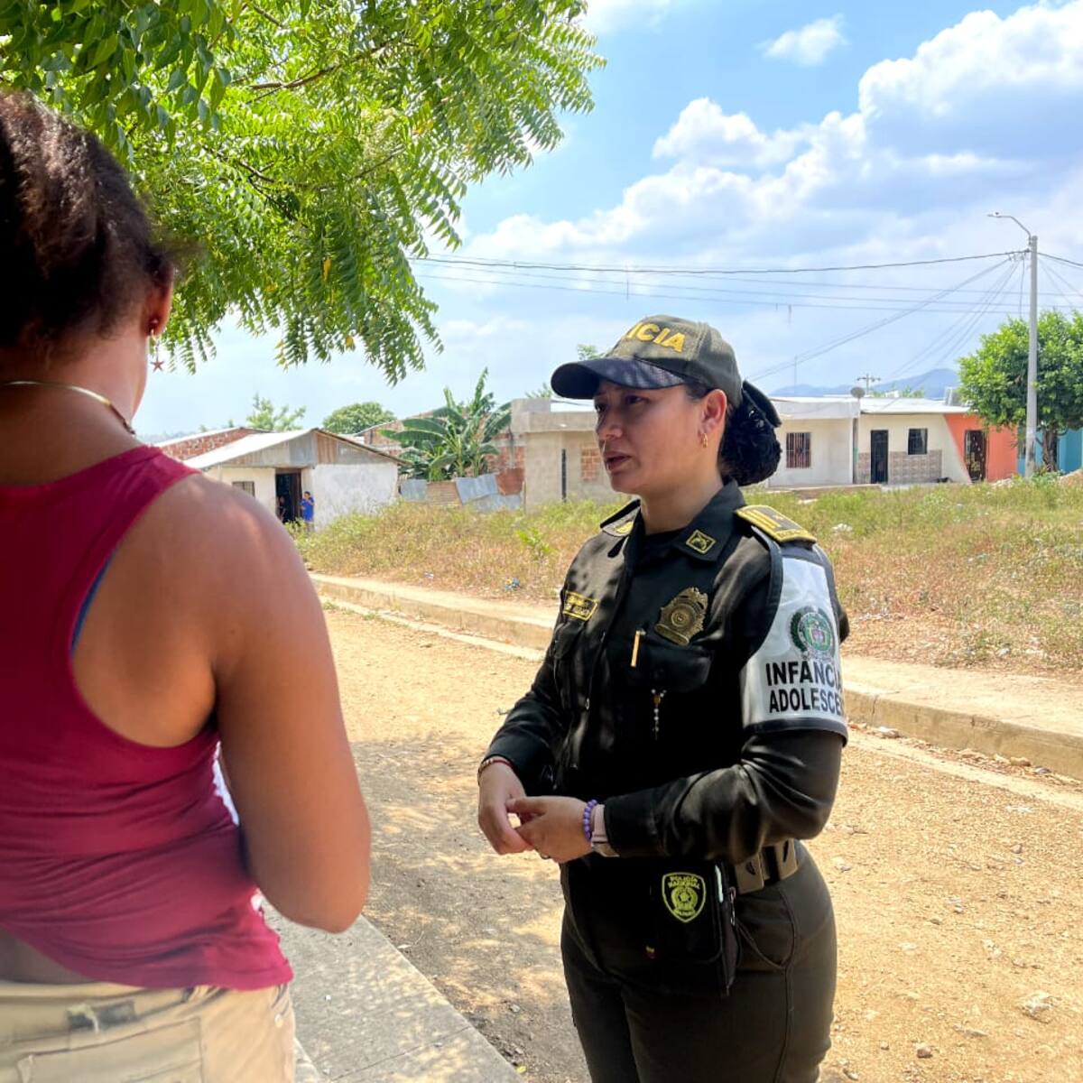Claudia Patricia Arteaga: una policía protectora de los más vulnerables