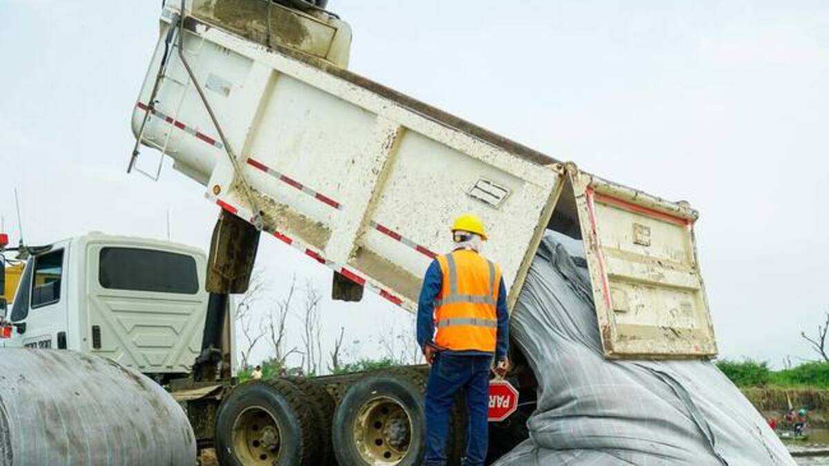 UNGRD finalizó obras de emergencia en ‘Caregato’, sur de Bolívar