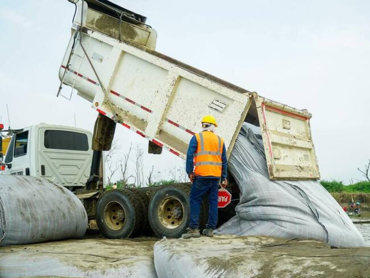 UNGRD finalizó obras de emergencia en ‘Caregato’, sur de Bolívar