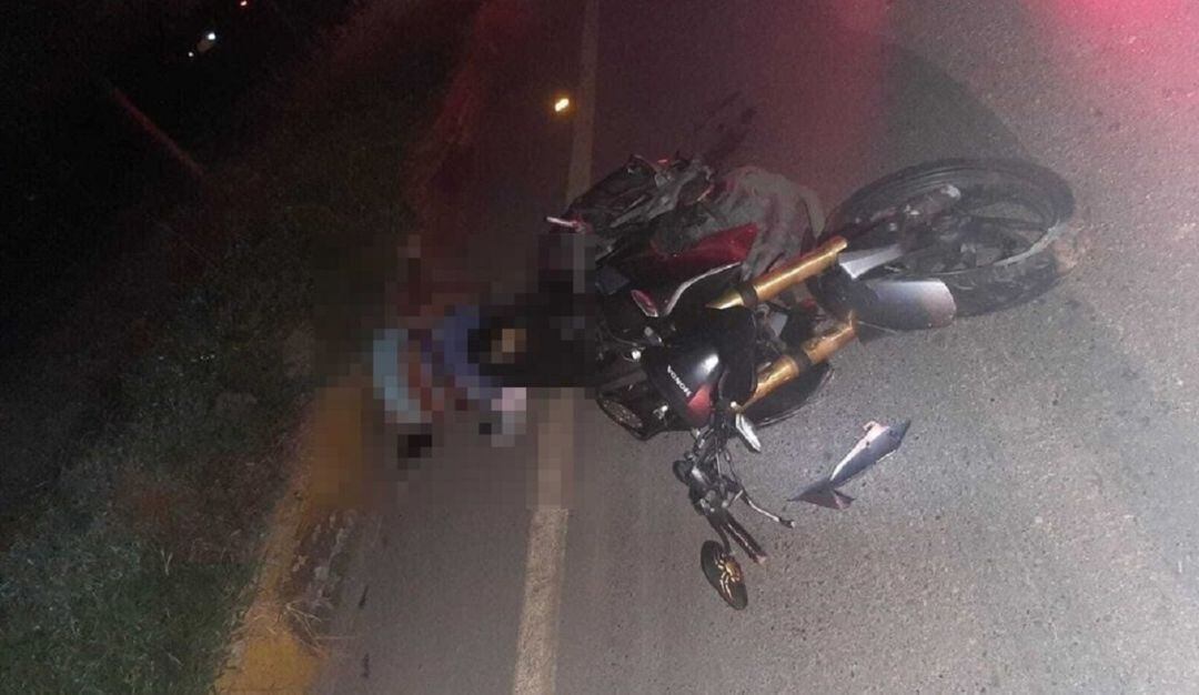 El siniestro se registró en la glorieta del barrio El Pozón