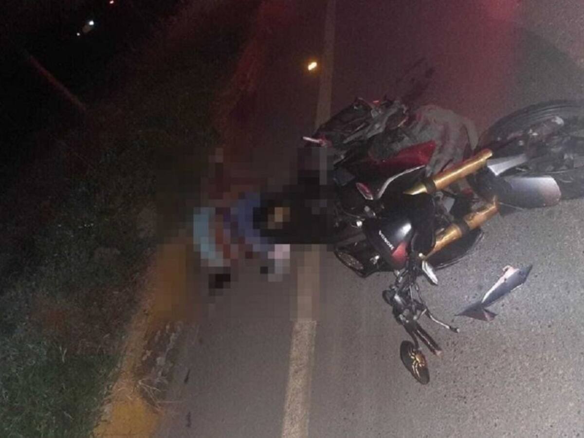 Falleció hombre al perder el control de su motocicleta en La Cordialidad
