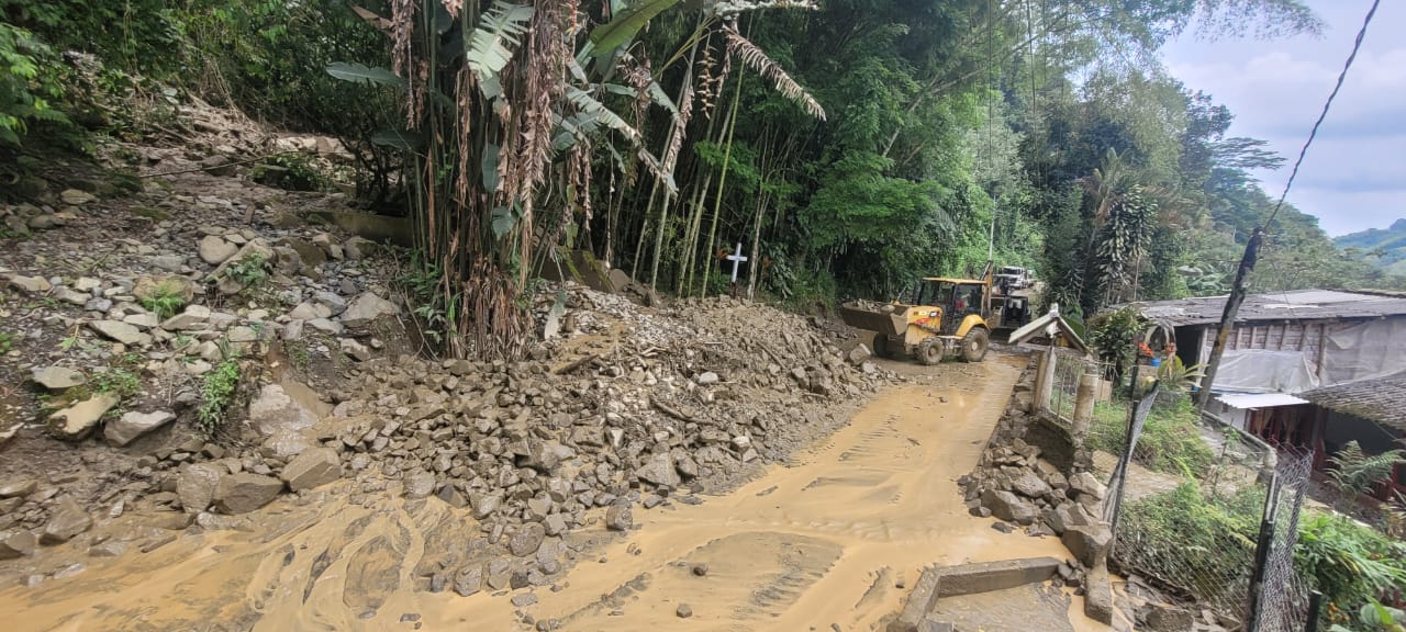 Deslizamiento en el corregimiento de La Florida - Alcaldía de Pereira.