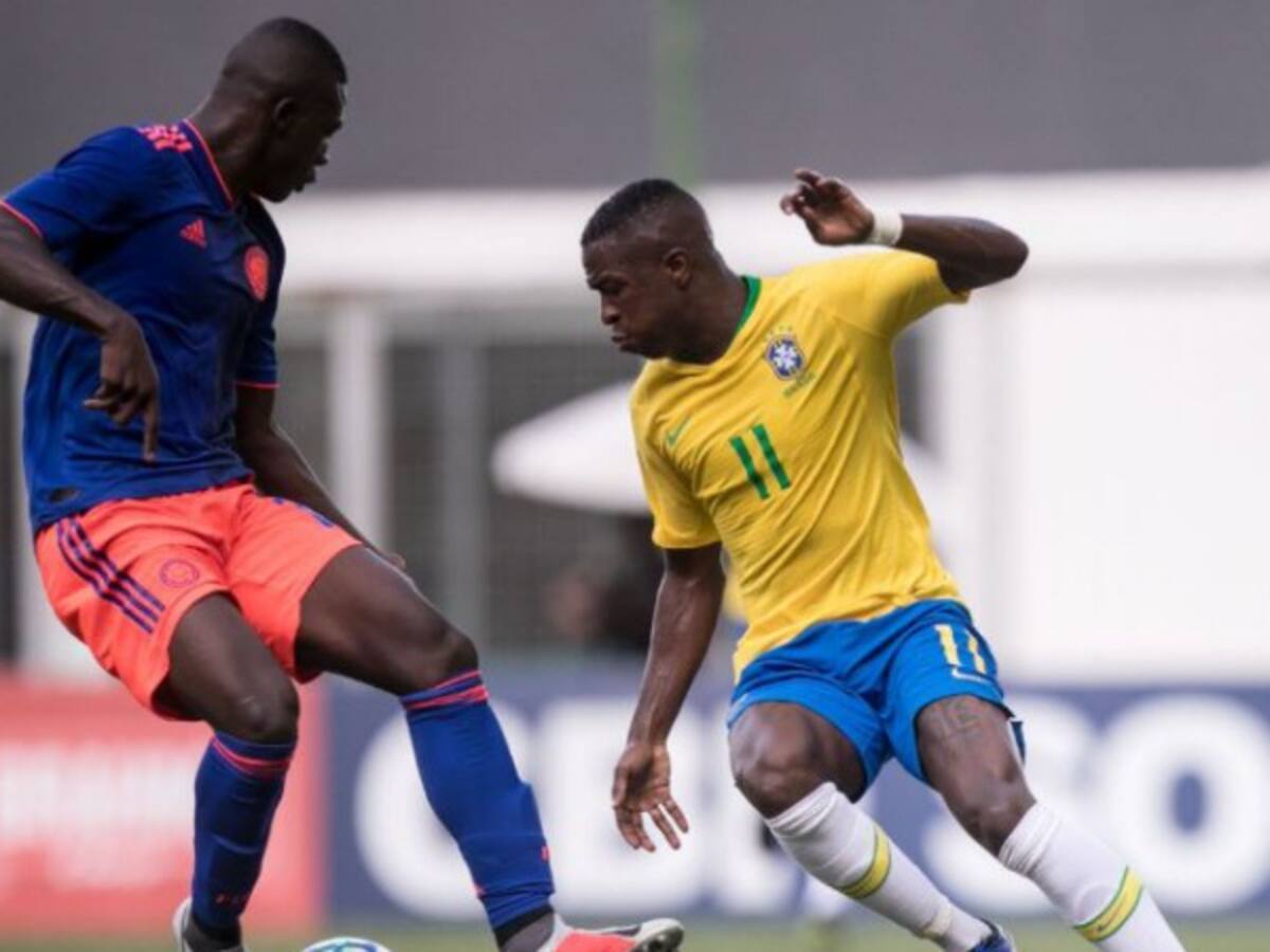 Selección Colombia Sub-20 empata en amistoso ante Brasil