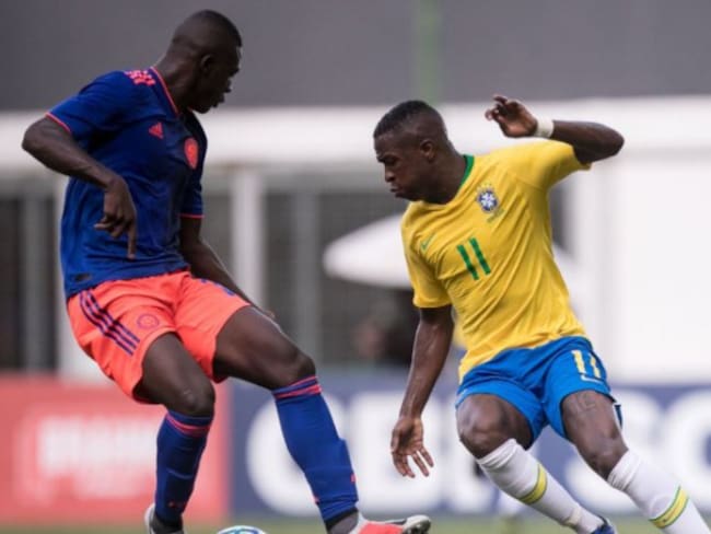 Selección Colombia Sub-20 empata en amistoso ante Brasil