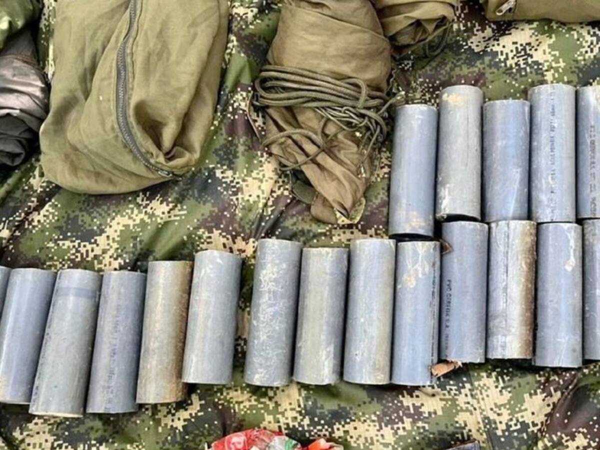 Autoridades incautaron minas antipersona y otros elementos de guerra en el Caquetá