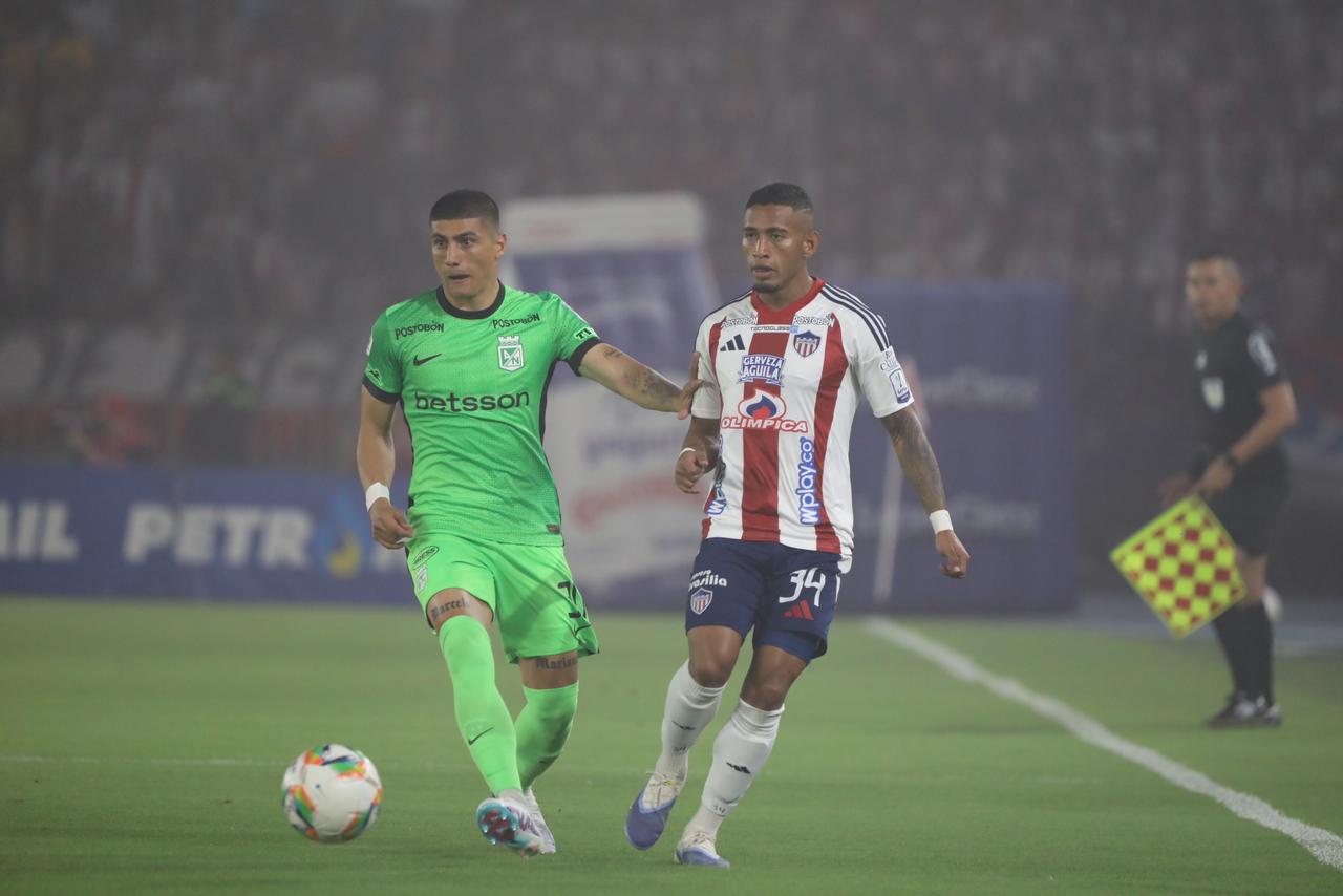 Junior vs. Nacional en la fecha 4 de los cuadrangulares en la Liga Colombiana 2025-II / Colprensa
