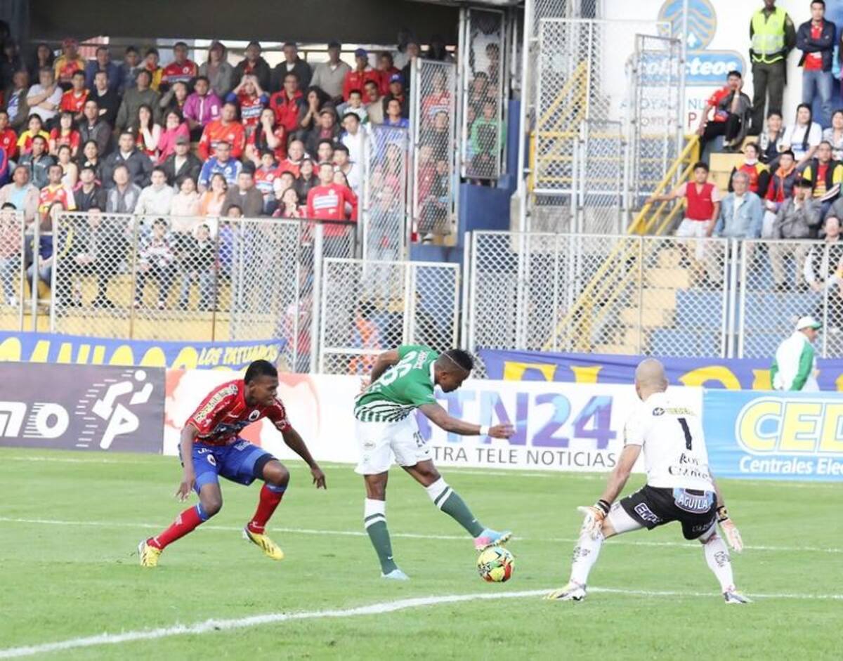 Los dirigidos por Flavio Torres vencieron 2-1 al cabeza de serie del grupo B, en el inicio de la disputa por el paso a la final del fútbol colombiano.