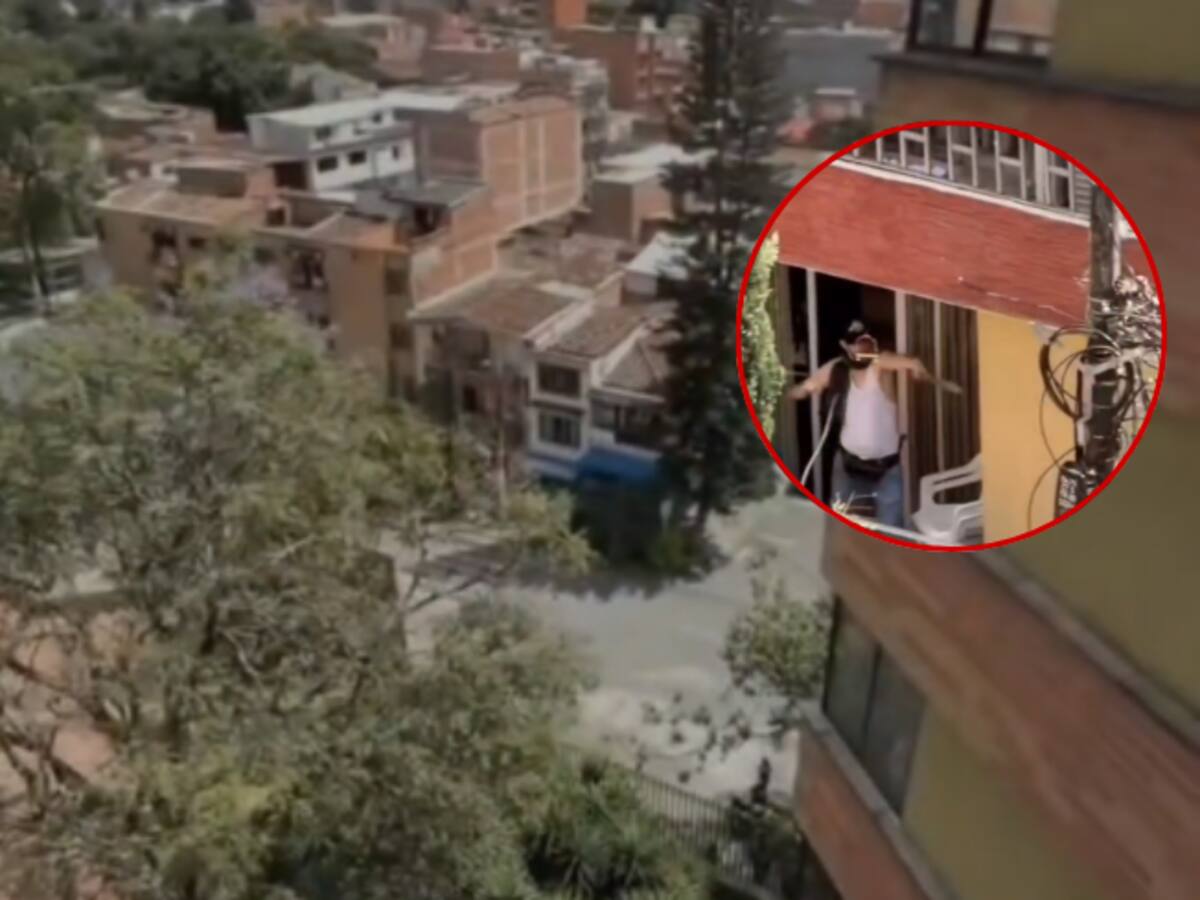 Un policía fue herido con un machete por un hombre exaltado en Envigado